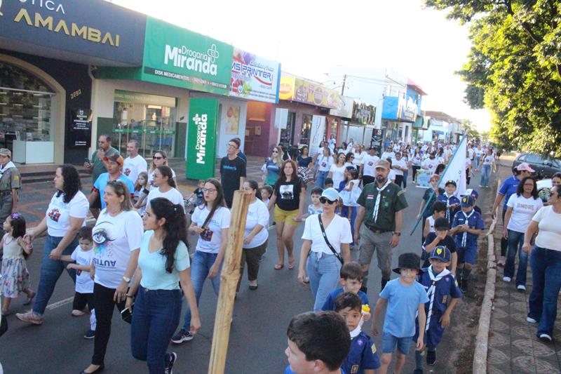 2ª Caminhada em alusão ao Dia Mundial da Conscientização do Autismo aconteceu nesse sábado, dia 20 em Amambai