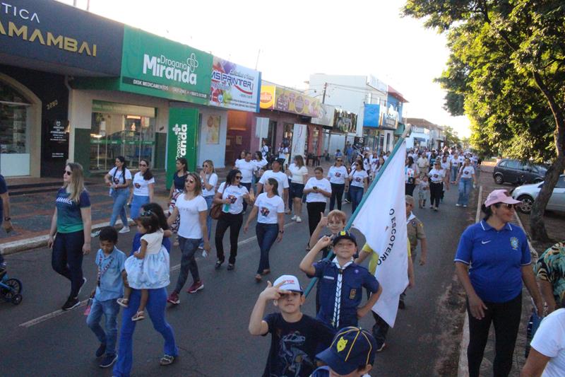 2ª Caminhada em alusão ao Dia Mundial da Conscientização do Autismo foi sucesso nesse sábado em Amambai