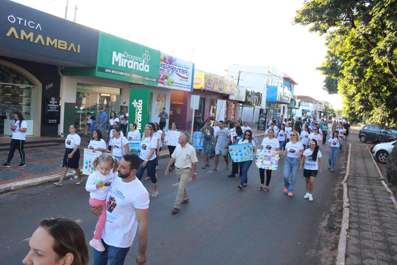 2ª Caminhada em alusão ao Dia Mundial da Conscientização do Autismo aconteceu nesse sábado, dia 20 em Amambai