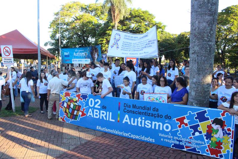 2ª Caminhada em alusão ao Dia Mundial da Conscientização do Autismo aconteceu nesse sábado, dia 20 em Amambai