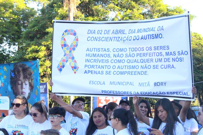 2ª Caminhada em alusão ao Dia Mundial da Conscientização do Autismo aconteceu nesse sábado, dia 20 em Amambai