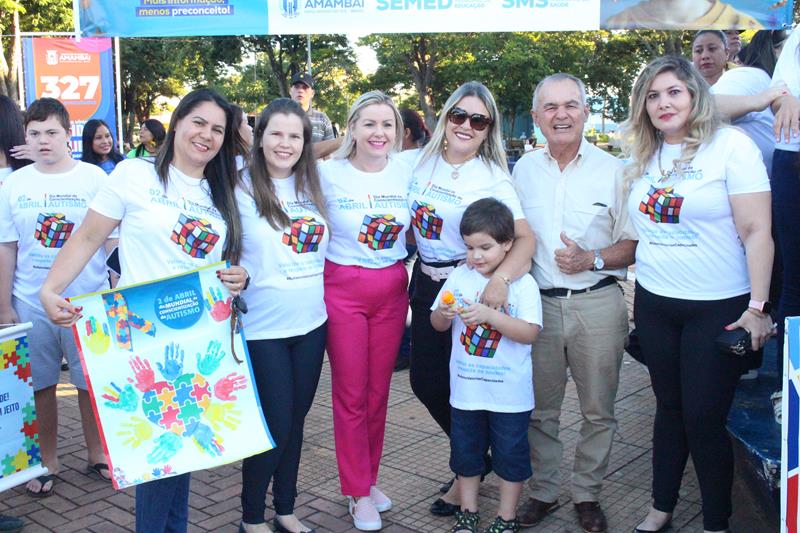 2ª Caminhada em alusão ao Dia Mundial da Conscientização do Autismo aconteceu nesse sábado, dia 20 em Amambai