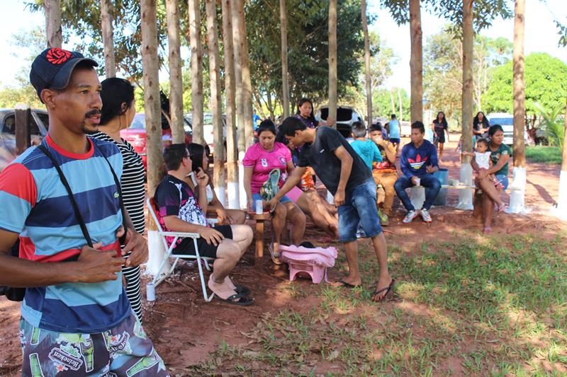 Aberturas do 1ª Campeonato Rural Sonho Meu de Futebol Suíço no Loteamento Querência em Amambai