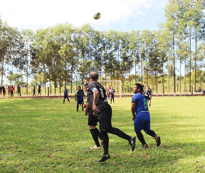 Aberturas do 1ª Campeonato Rural Sonho Meu de Futebol Suíço no Loteamento Querência em Amambai