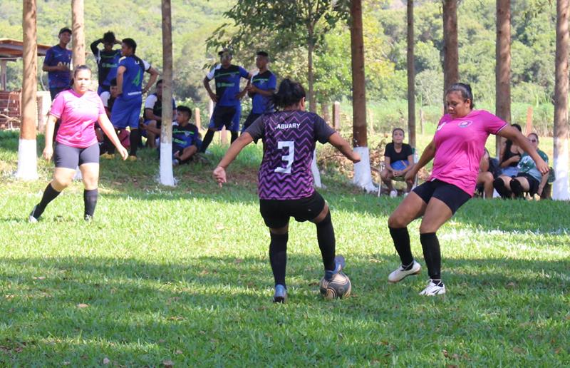 Aberturas do 1ª Campeonato Rural Sonho Meu de Futebol Suíço no Loteamento Querência em Amambai