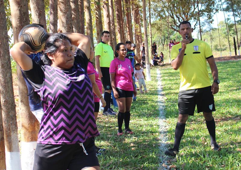 Aberturas do 1ª Campeonato Rural Sonho Meu de Futebol Suíço no Loteamento Querência em Amambai