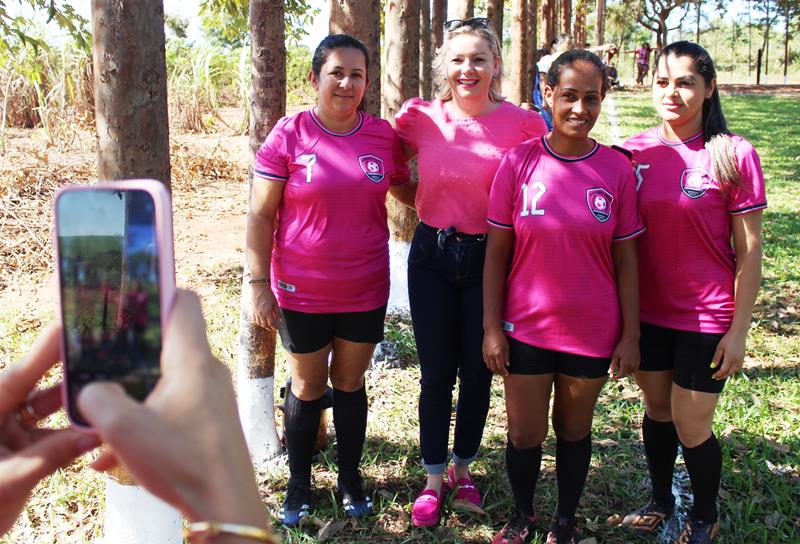 Aberturas do 1ª Campeonato Rural Sonho Meu de Futebol Suíço no Loteamento Querência em Amambai