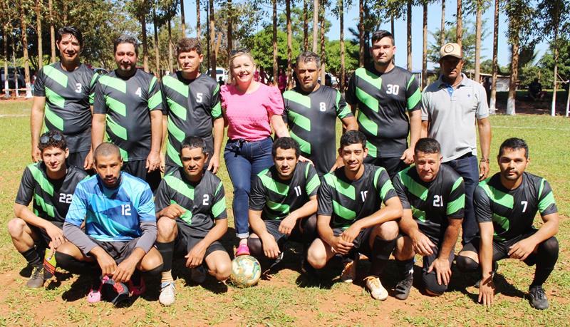 Aberturas do 1ª Campeonato Rural Sonho Meu de Futebol Suíço no Loteamento Querência em Amambai