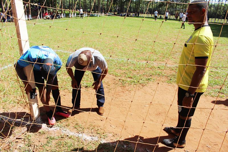 Aberturas do 1ª Campeonato Rural Sonho Meu de Futebol Suíço no Loteamento Querência em Amambai