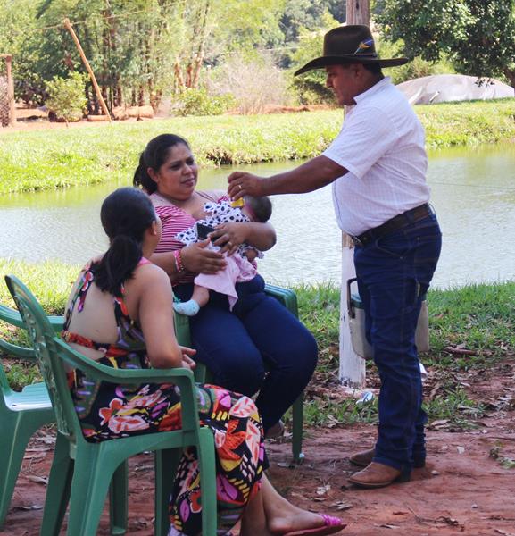 Aberturas do 1ª Campeonato Rural Sonho Meu de Futebol Suíço no Loteamento Querência em Amambai