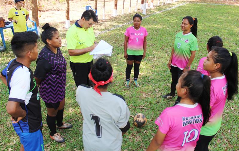 Aberturas do 1ª Campeonato Rural Sonho Meu de Futebol Suíço no Loteamento Querência em Amambai