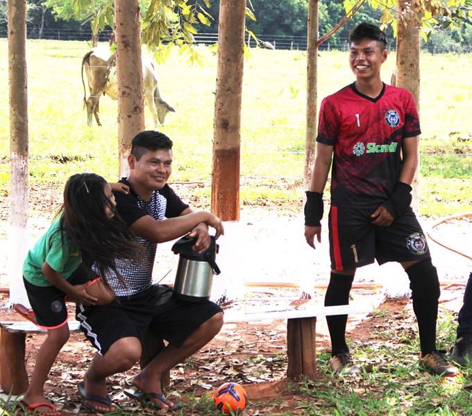 Aberturas do 1ª Campeonato Rural Sonho Meu de Futebol Suíço no Loteamento Querência em Amambai