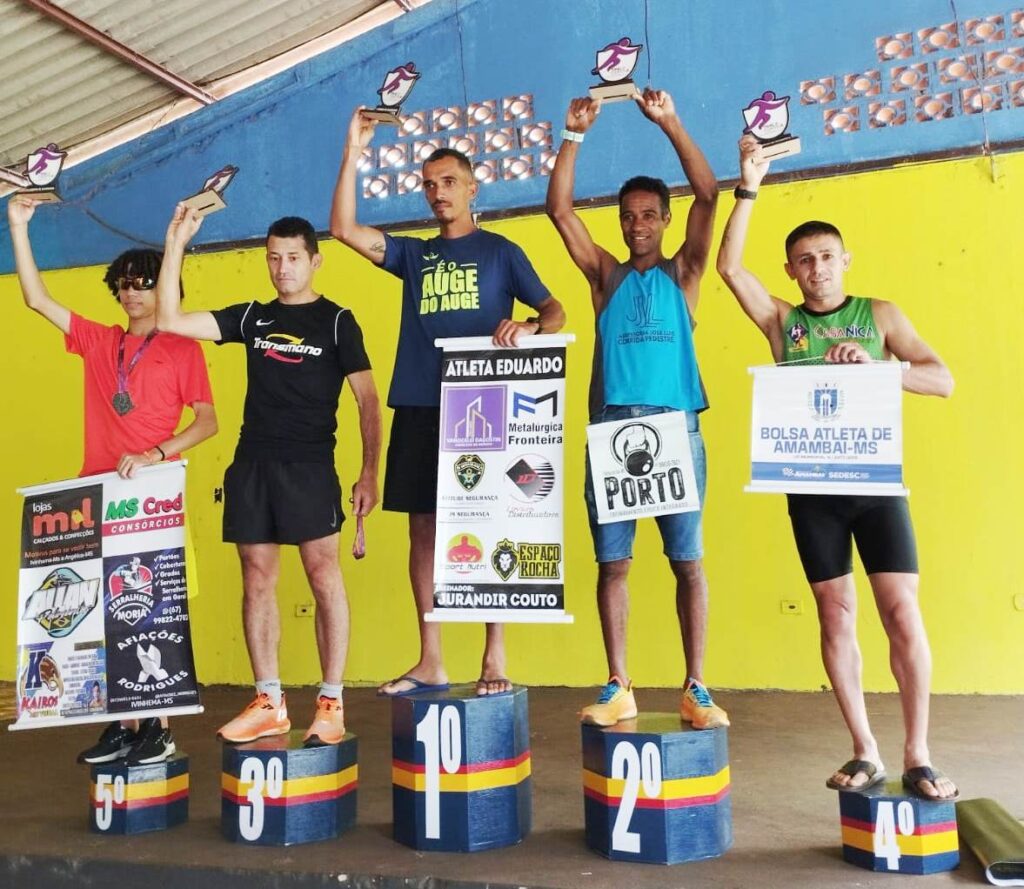 Reginaldo Machado leva Amambai ao pódio em corrida pedestre em Ivinhema Reginaldo Machado leva Amambai ao pódio em corrida pedestre em Ivinhema