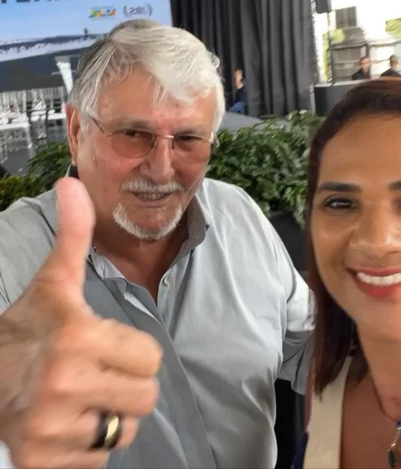 Vereadores tacuruenses Cirlene e Ratinho prestigiam visita do presidente Lula ao MS Vereadores tacuruenses Cirlene e Ratinho prestigiam visita do presidente Lula ao MS