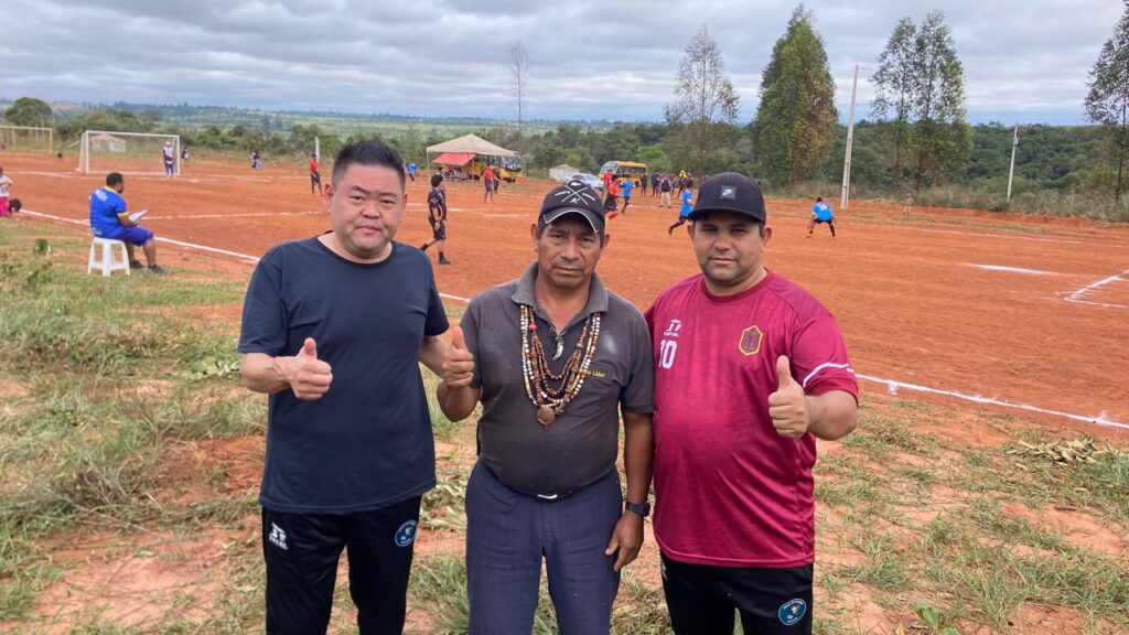 1ª Copa Indígena de Futebol de Campo teve seu início no sábado (18), na Aldeia Pyelito Kuê, em Iguatemi 1ª Copa Indígena de Futebol de Campo teve seu início no sábado (18), na Aldeia Pyelito Kuê, em Iguatemi