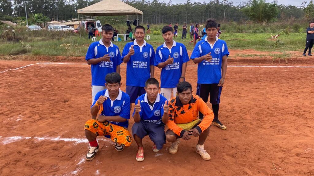 1ª Copa Indígena de Futebol de Campo teve seu início no sábado (18), na Aldeia Pyelito Kuê, em Iguatemi 1ª Copa Indígena de Futebol de Campo teve seu início no sábado (18), na Aldeia Pyelito Kuê, em Iguatemi