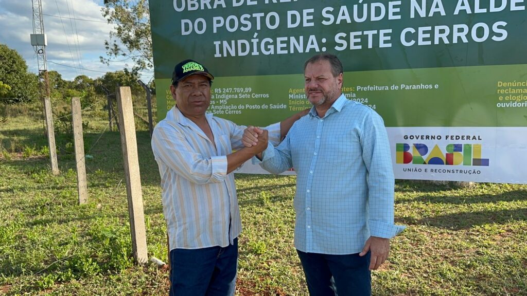 Prefeito de Paranhos assina ordem de serviço para reforma e ampliação do posto de saúde na aldeia Sete Cerros Prefeito de Paranhos assina ordem de serviço para reforma e ampliação do posto de saúde na aldeia Sete Cerros