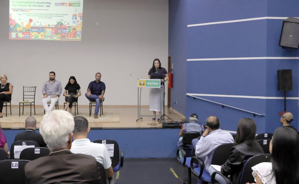 Naviraí realiza a 6ª Conferência Municipal das Cidades e elege delegados para a etapa estadual Naviraí realiza a 6ª Conferência Municipal das Cidades e elege delegados para a etapa estadual