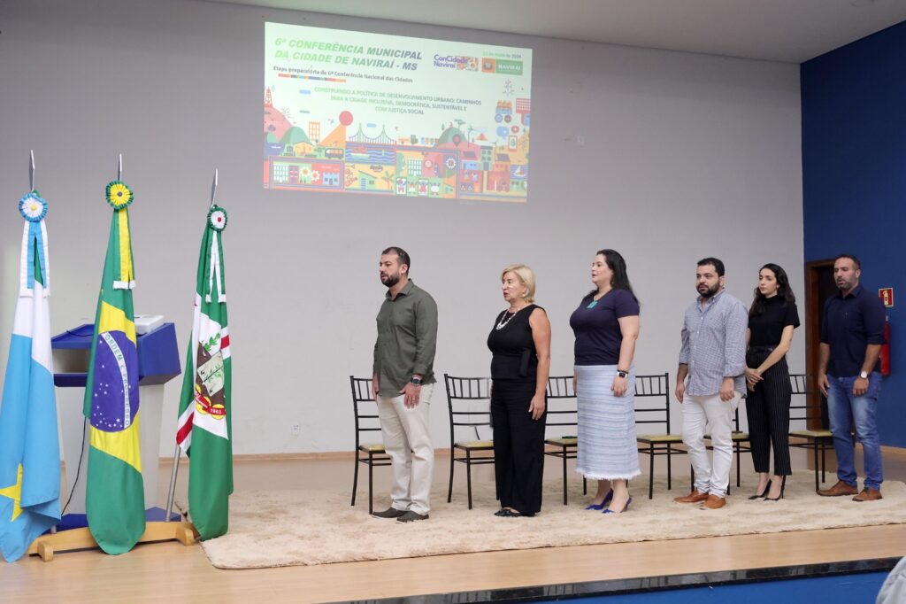 Naviraí realiza a 6ª Conferência Municipal das Cidades e elege delegados para a etapa estadual Naviraí realiza a 6ª Conferência Municipal das Cidades e elege delegados para a etapa estadual