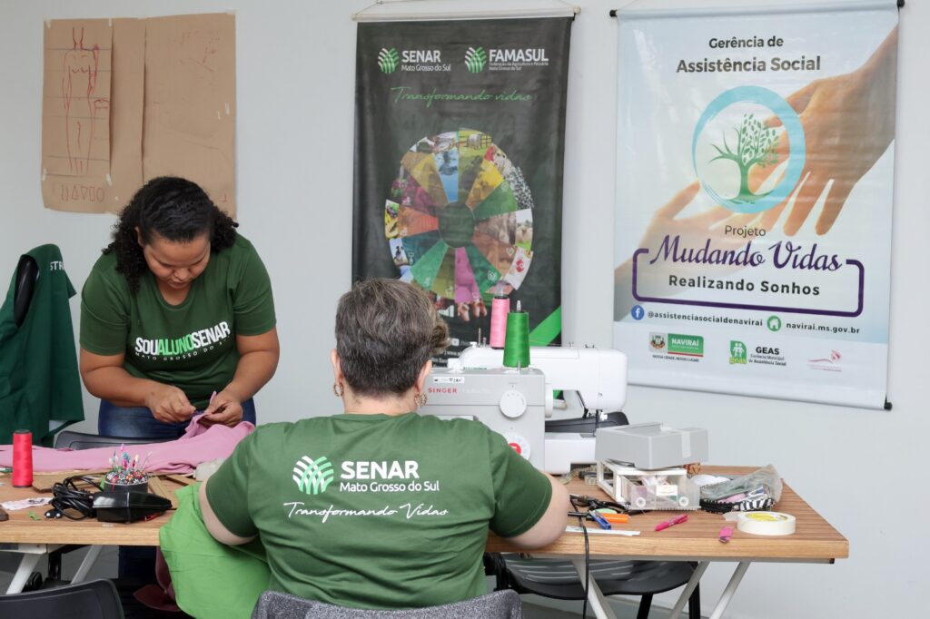 Cursos de corte e costura fecham capacitações ofertadas pela Assistência Social da Prefeitura de Naviraí no semestre Cursos de corte e costura fecham capacitações ofertadas pela Assistência Social da Prefeitura de Naviraí no semestre