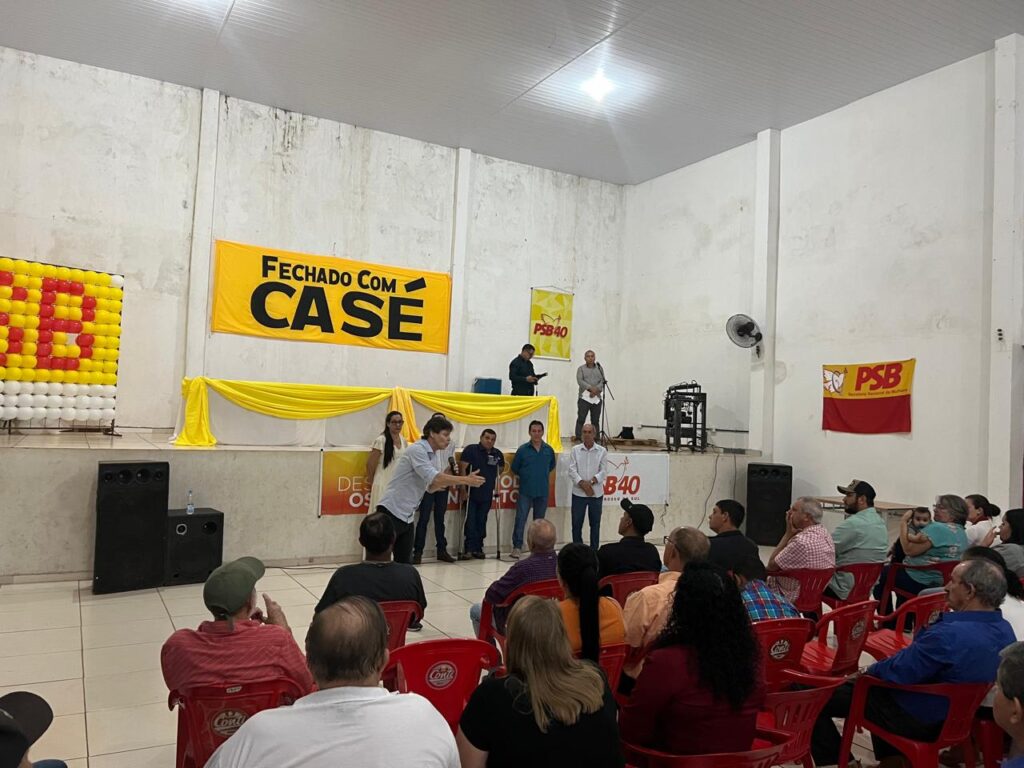 Com união de quatro partidos "até o momento", PSB lança Casé como pré-candidato a prefeito em Sete Quedas Com união de quatro partidos "até o momento", PSB lança Casé como pré-candidato a prefeito em Sete Quedas