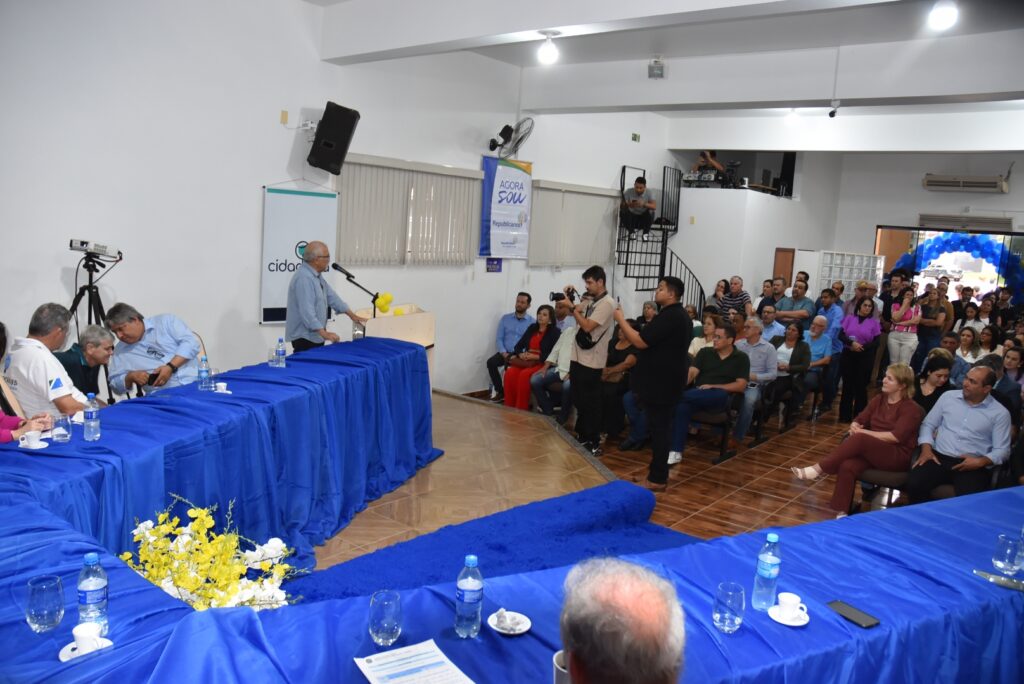 Convenção do PSDB em Iguatemi oficializa Dr. Lídio à reeleição, com Dra. Patrícia como vice Convenção do PSDB em Iguatemi oficializa Dr. Lídio à reeleição, com Dra. Patrícia como vice