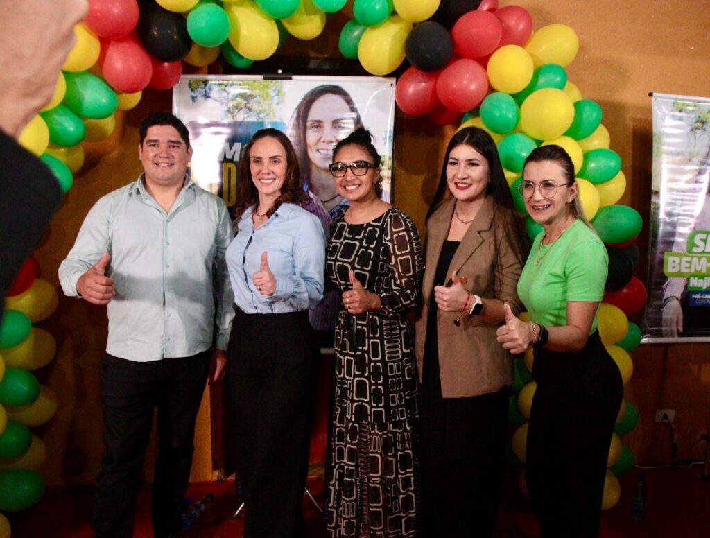Com sucesso de público, convenção do MDB homologa Najla Mariano como pré-candidata a prefeita de Coronel Sapucaia Com sucesso de público, convenção do MDB homologa Najla Mariano como pré-candidata a prefeita de Coronel Sapucaia