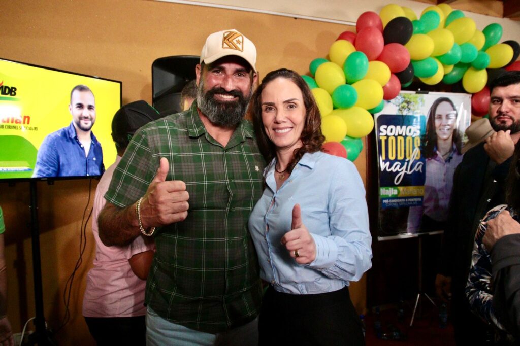 Com sucesso de público, convenção do MDB homologa Najla Mariano como pré-candidata a prefeita de Coronel Sapucaia Com sucesso de público, convenção do MDB homologa Najla Mariano como pré-candidata a prefeita de Coronel Sapucaia