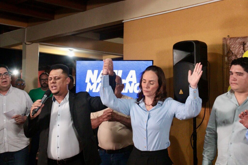 Com sucesso de público, convenção do MDB homologa Najla Mariano como pré-candidata a prefeita de Coronel Sapucaia Com sucesso de público, convenção do MDB homologa Najla Mariano como pré-candidata a prefeita de Coronel Sapucaia