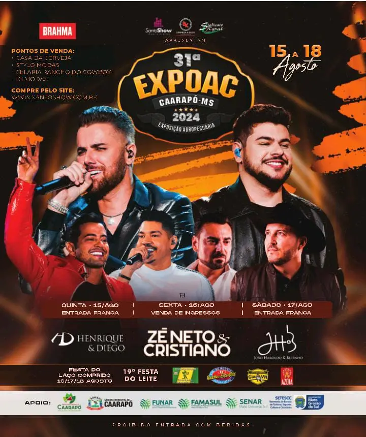 Convite especial para a 31ª Expoac: O evento mais aguardado de Caarapó Convite especial para a 31ª Expoac: O evento mais aguardado de Caarapó