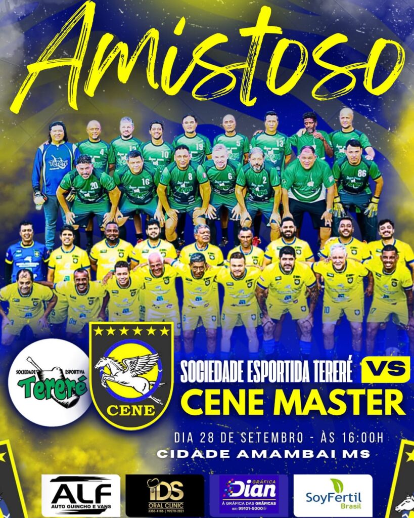 Amambai recebe amistoso de futebol no Clube Tereré neste sábado (28) Amambai recebe amistoso de futebol no Clube Tereré neste sábado (28)