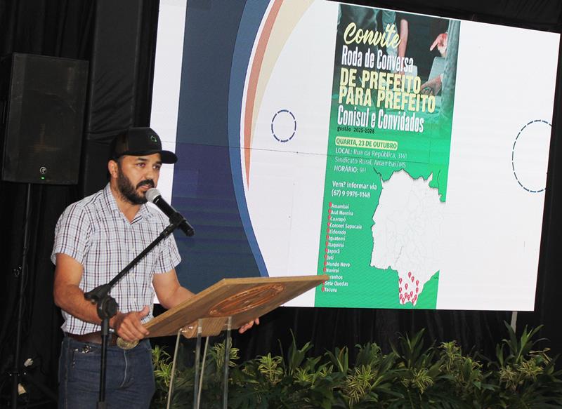 A convite de Sérgio Barbosa, prefeitos e vice-prefeitos eleitos e reeleitos de 17 municípios participam de roda de conversa em Amambai