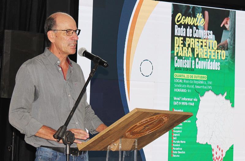 A convite de Sérgio Barbosa, prefeitos e vice-prefeitos eleitos e reeleitos de 17 municípios participam de roda de conversa em Amambai