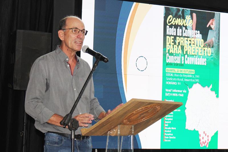 A convite de Sérgio Barbosa, prefeitos e vice-prefeitos eleitos e reeleitos de 17 municípios participam de roda de conversa em Amambai