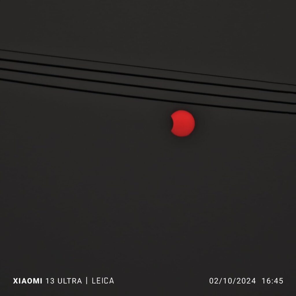 Fotografias registram eclipse solar em Amambai Fotografias registram eclipse solar em Amambai