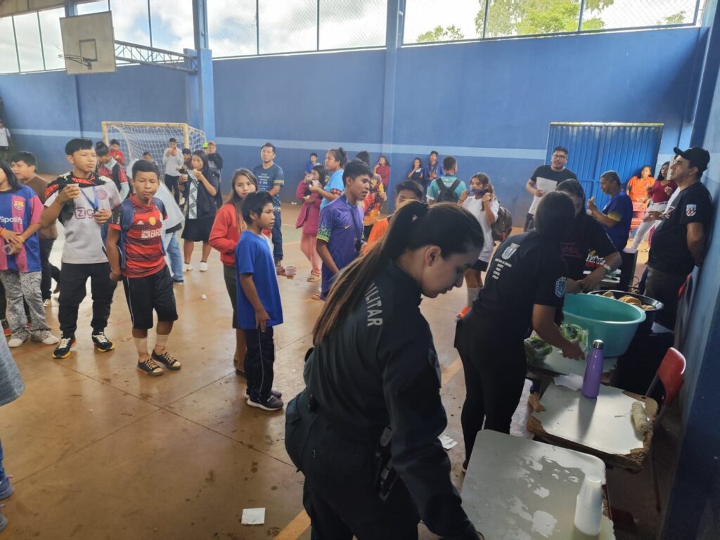 Polícia Militar realiza 1º Jogos PROERD na Aldeia Amambai Polícia Militar realiza 1º Jogos PROERD na Aldeia Amambai