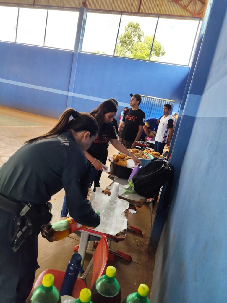 Polícia Militar realiza 1º Jogos PROERD na Aldeia Amambai Polícia Militar realiza 1º Jogos PROERD na Aldeia Amambai