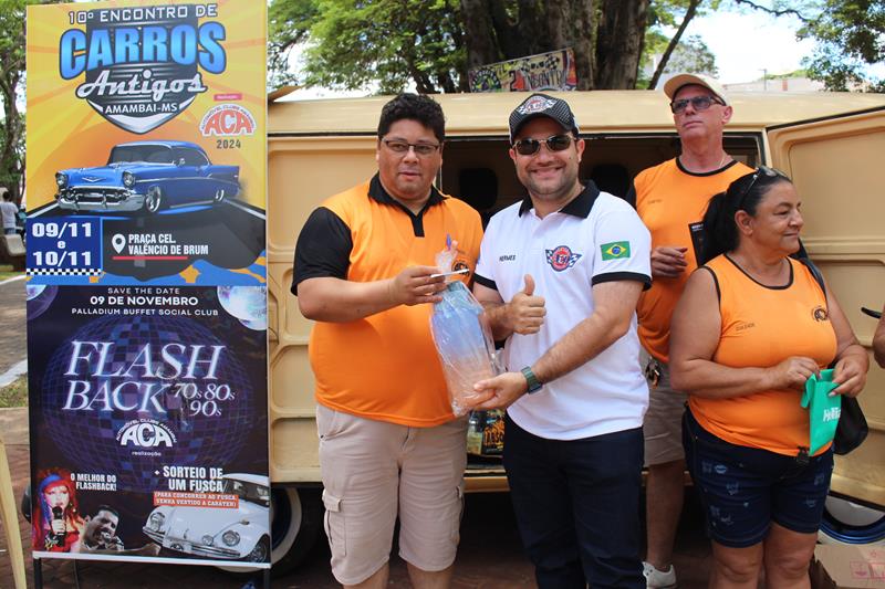 10º Encontro de Carro Antigo foi sucesso total em Amambai