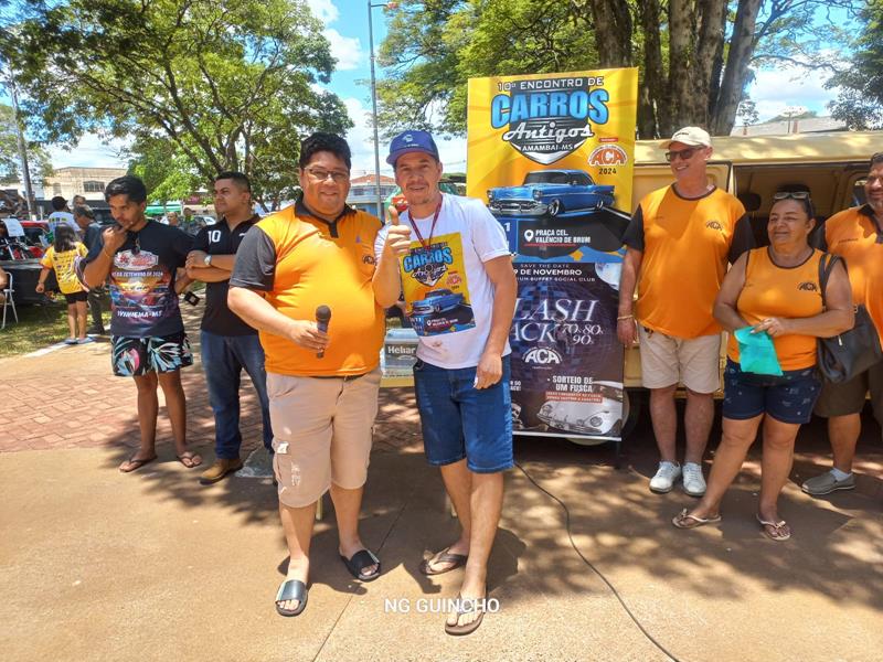 10º Encontro de Carro Antigo foi sucesso total em Amambai