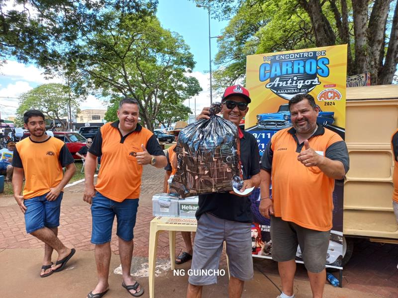 10º Encontro de Carro Antigo foi sucesso total em Amambai