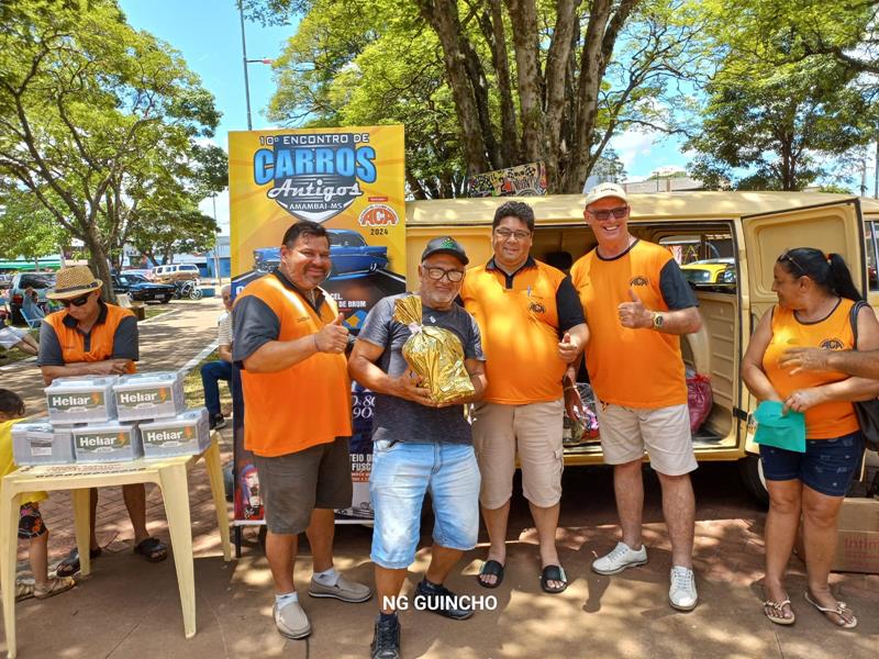 10º Encontro de Carro Antigo foi sucesso total em Amambai