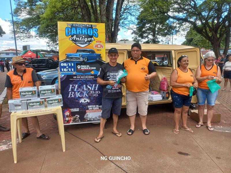 10º Encontro de Carro Antigo foi sucesso total em Amambai
