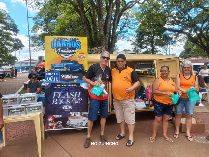 10º Encontro de Carro Antigo foi sucesso total em Amambai