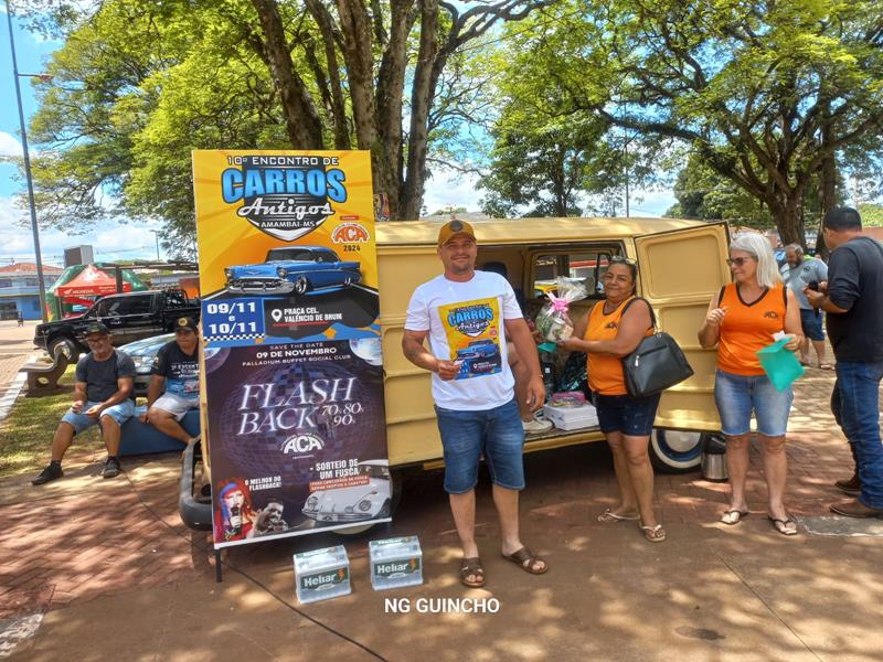 10º Encontro de Carro Antigo foi sucesso total em Amambai