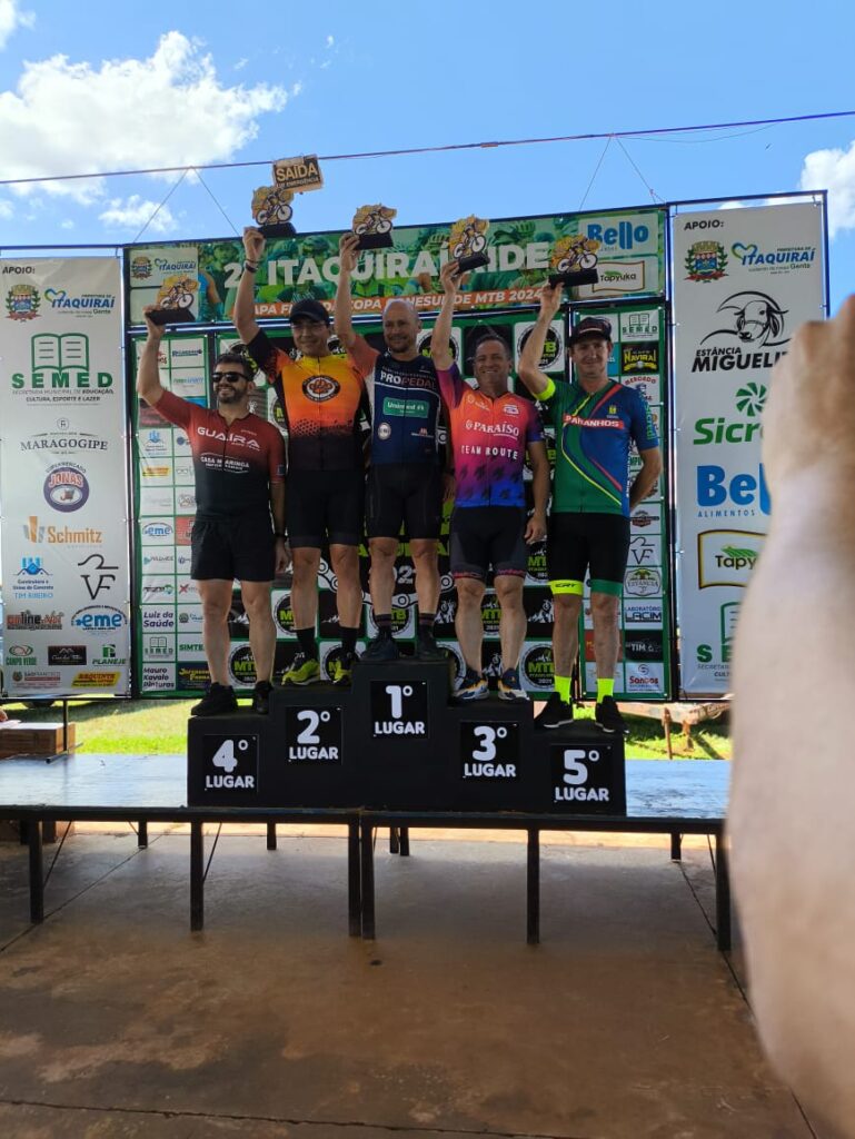 Ciclismo de Paranhos conquista troféus em Itaquiraí