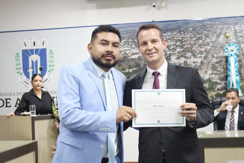 Prefeito, vice-prefeito e vereadores eleitos e reeleitos em Paranhos foram diplomados