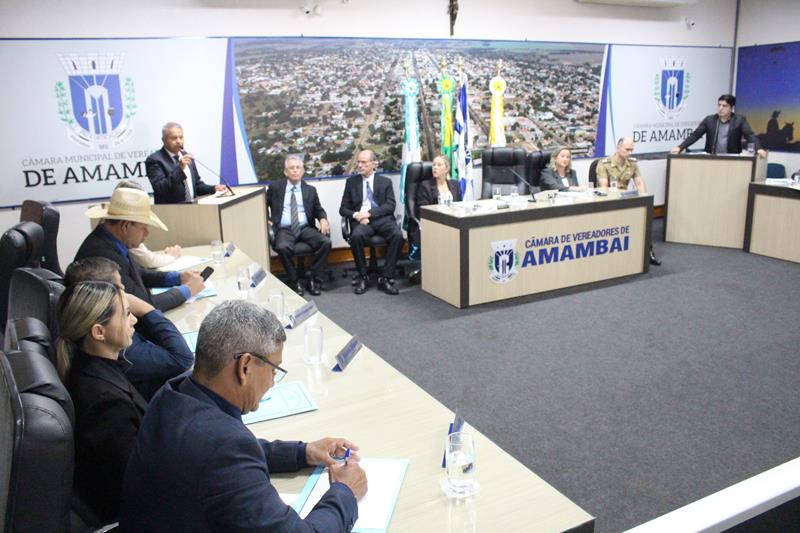 Câmara de Amambai abriu nesta segunda o ano legislativo 2025 Câmara de Amambai abriu nesta segunda o ano legislativo 2025