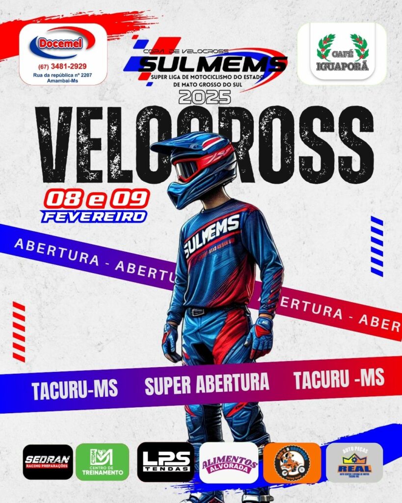 Tacuru será a capital do motociclismo de Mato Grosso do Sul neste final de semana Tacuru será a capital do motociclismo de Mato Grosso do Sul neste final de semana