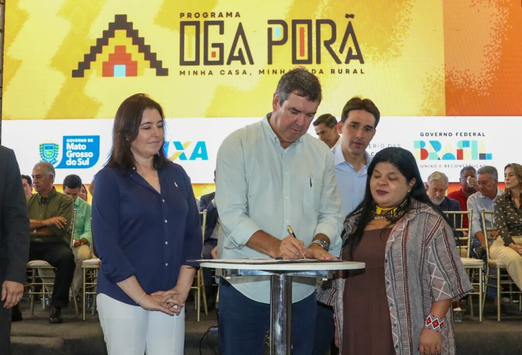 Para beneficiar famílias indígenas, MS recebe R$ 55,1 milhões para construção de casas em sete municípios Para beneficiar famílias indígenas, MS recebe R$ 55,1 milhões para construção de casas em sete municípios