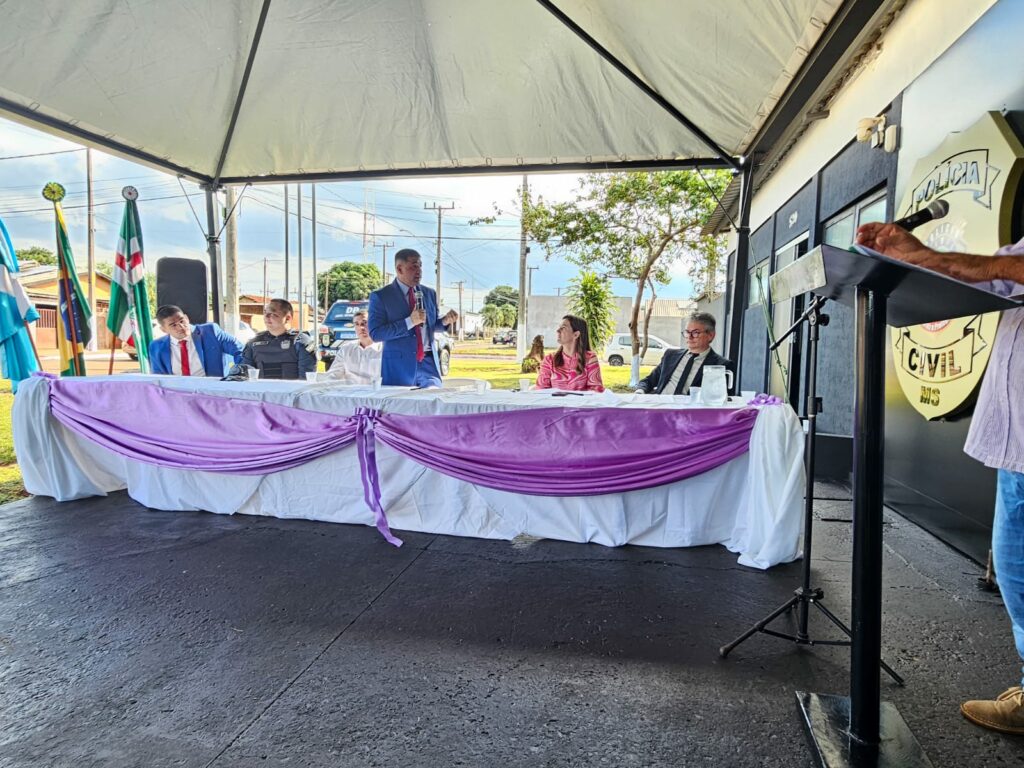 Inauguração de Sala Lilás em Aral Moreira reforça o compromisso da Polícia Civil no combate à violência doméstica em MS Inauguração de Sala Lilás em Aral Moreira reforça o compromisso da Polícia Civil no combate à violência doméstica em MS